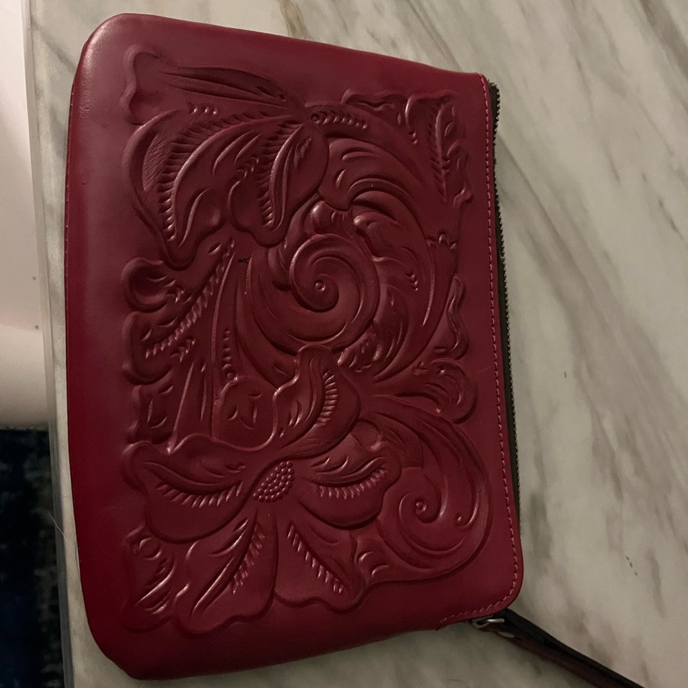 Patricia Nash Leather Clutch